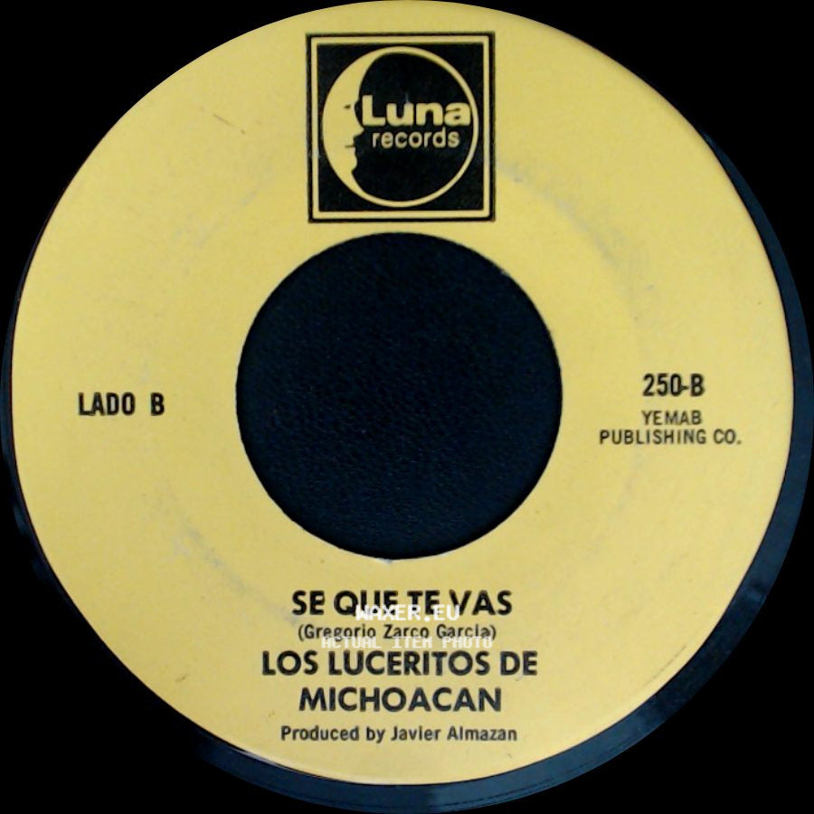 Los Luceritos De Michoacan - Flor De Las Flores / Se Que Te Vas side B