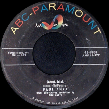 Paul Anka - Diana / Don't Gamble With Love side A