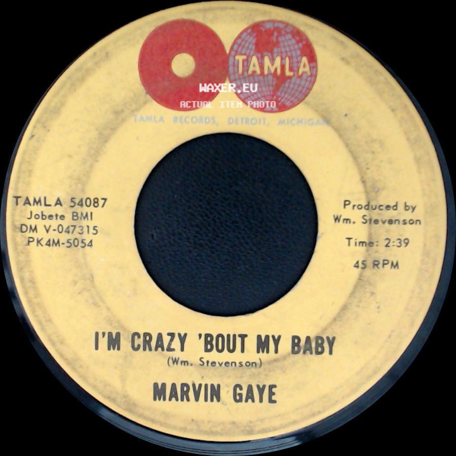 Marvin Gaye - I'm Crazy 'bout My Baby / Can I Get A Witness side A
