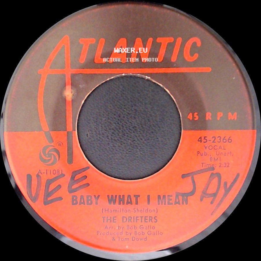 The Drifters - Aretha / Baby What I Mean side B