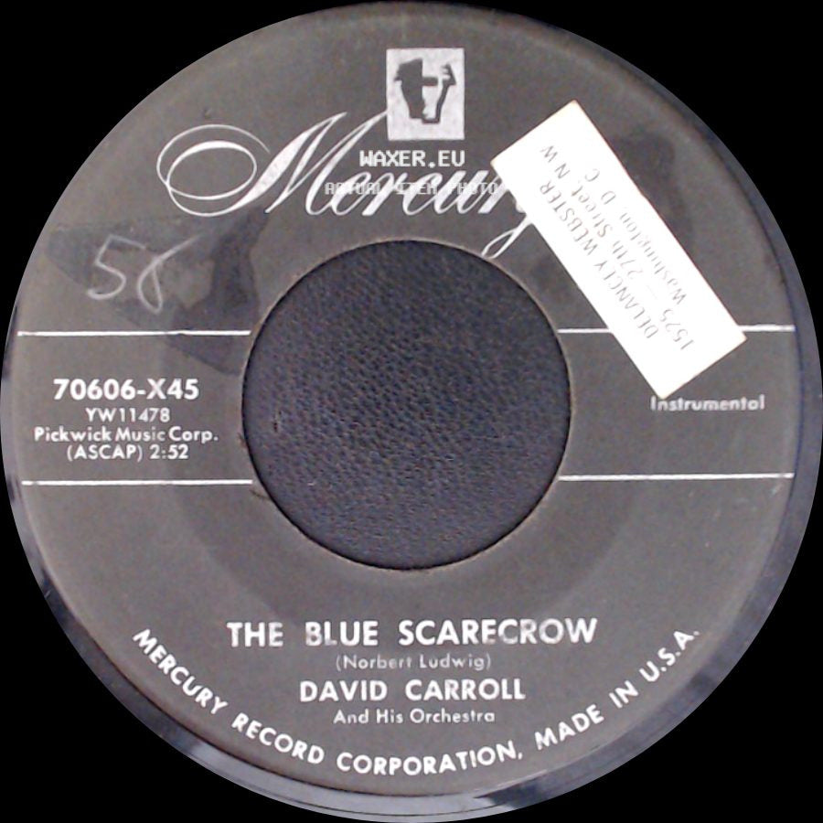 David Carroll And His Orchestra / David Carroll - The Blue Scarecrow / Till We Meet Again side A
