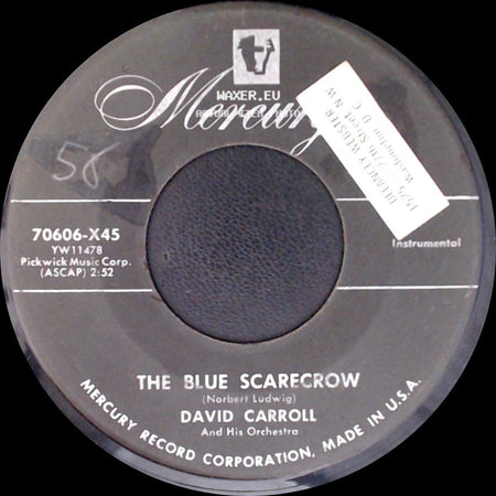 David Carroll And His Orchestra / David Carroll - The Blue Scarecrow / Till We Meet Again side A