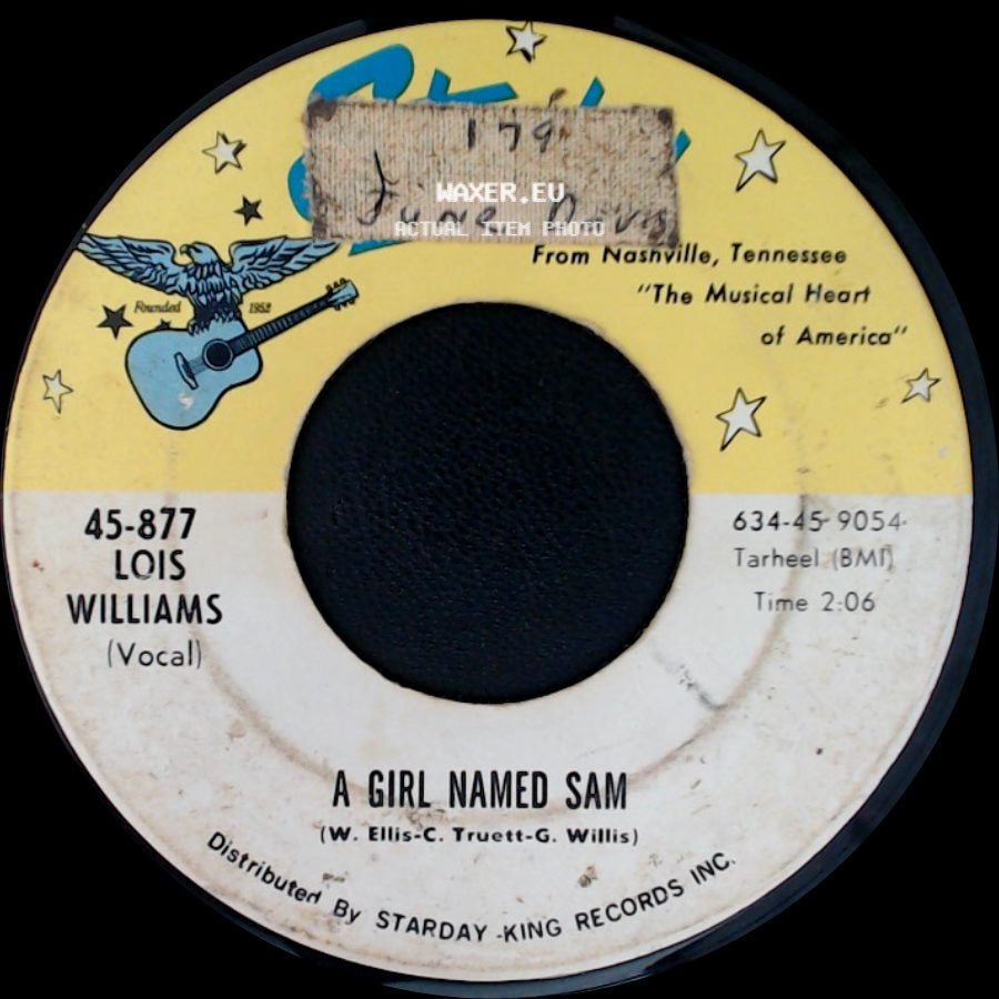 Lois Williams - A Girl Named Sam / We've Got Another Chance side A