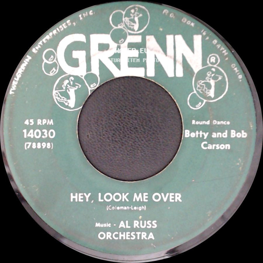 Al Russ Orchestra - Hey, Look Me Over / Sleepy Time Gal side A