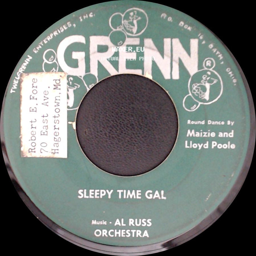Al Russ Orchestra - Hey, Look Me Over / Sleepy Time Gal side B