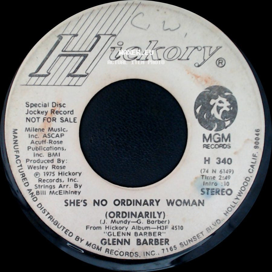 Glenn Barber - We've Got It All Together This Time / She's No Ordinary Woman (Ordinarily) side B