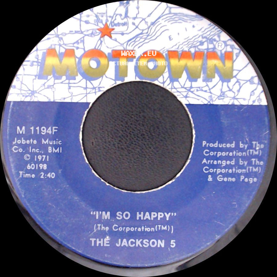 The Jackson 5 - Sugar Daddy / I'm So Happy side B