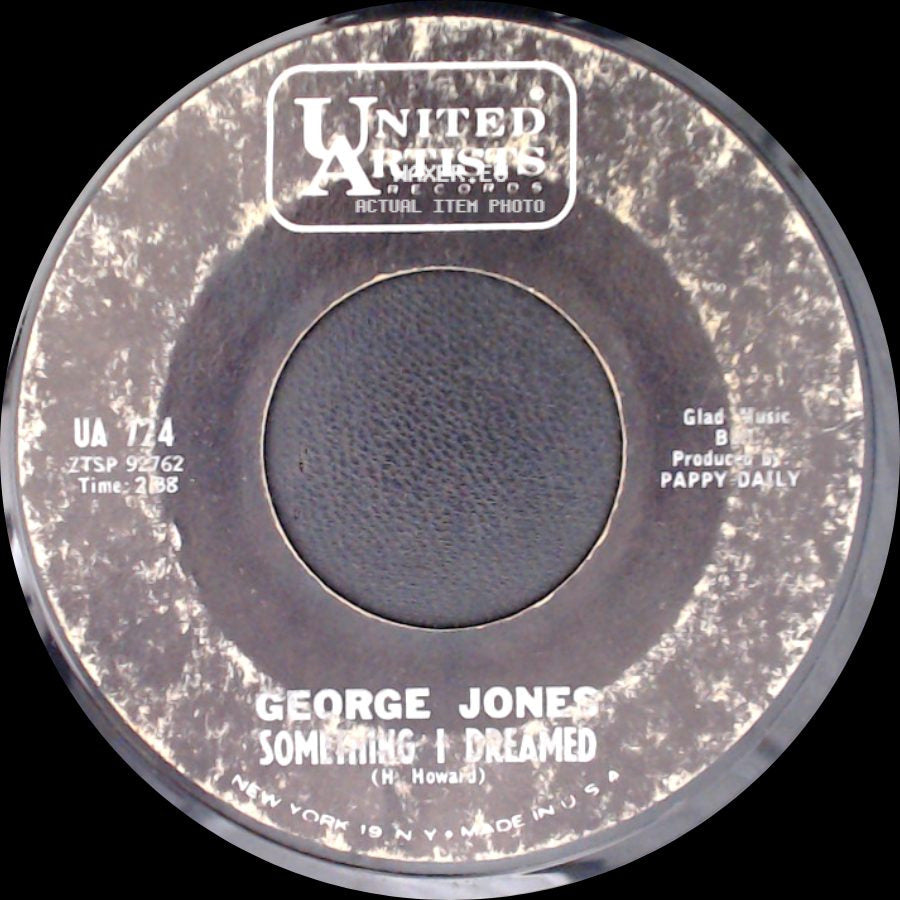 George Jones - Something I Dreamed / Where Does A Little Tear Come From side A