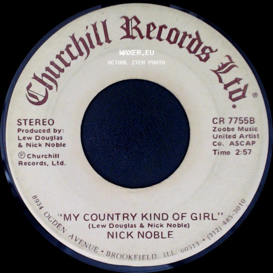 Nick Noble - Big Man's Cafe / My Country Kind Of Girl side B