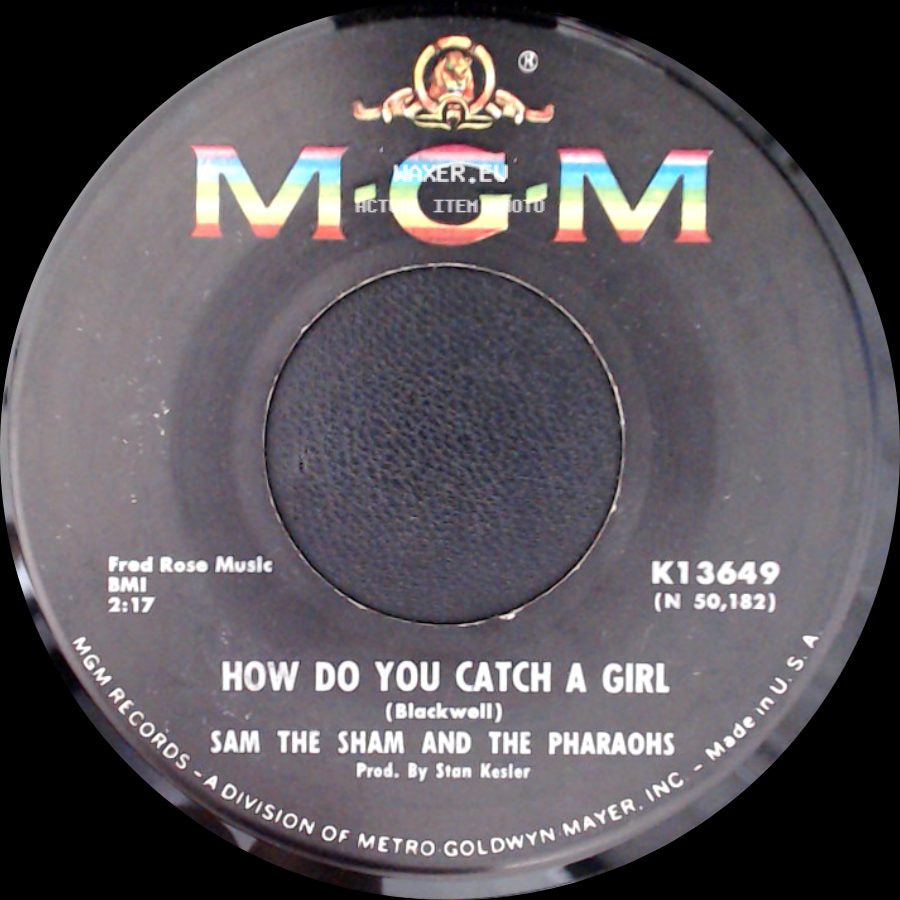 Sam The Sham And The Pharaohs - How Do You Catch A Girl / The Love You Left Behind side A