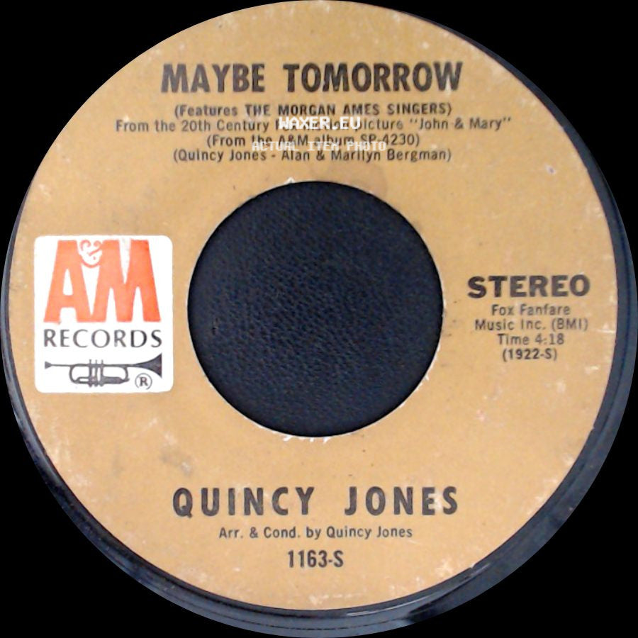 Quincy Jones - Maybe Tomorrow / Killer Joe side A