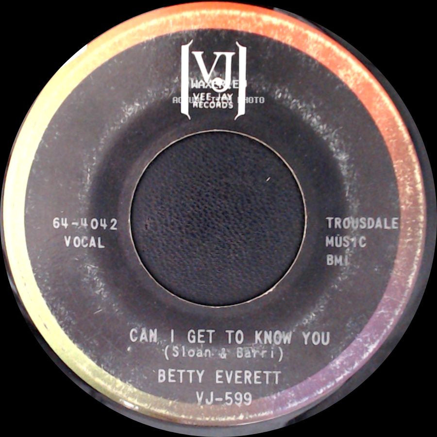 Betty Everett - I Can't Hear You / Can I Get To Know You side B