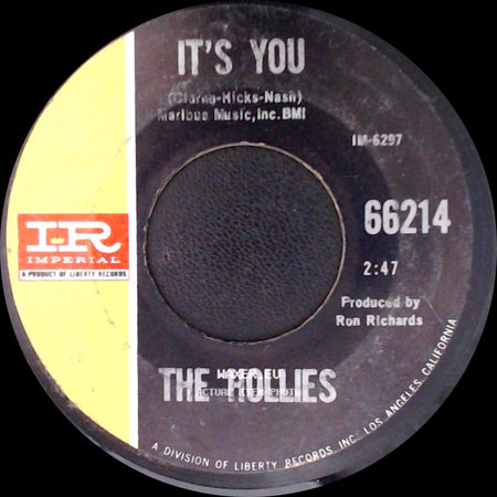 The Hollies - It's You / Stop Stop Stop side A