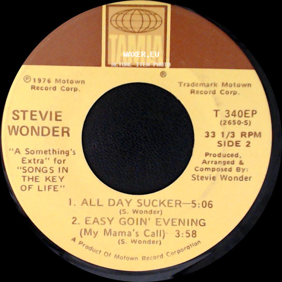 Stevie Wonder - Saturn / Ebony Eyes / A Something's Extra For 'songs In The Key Of Life' side B