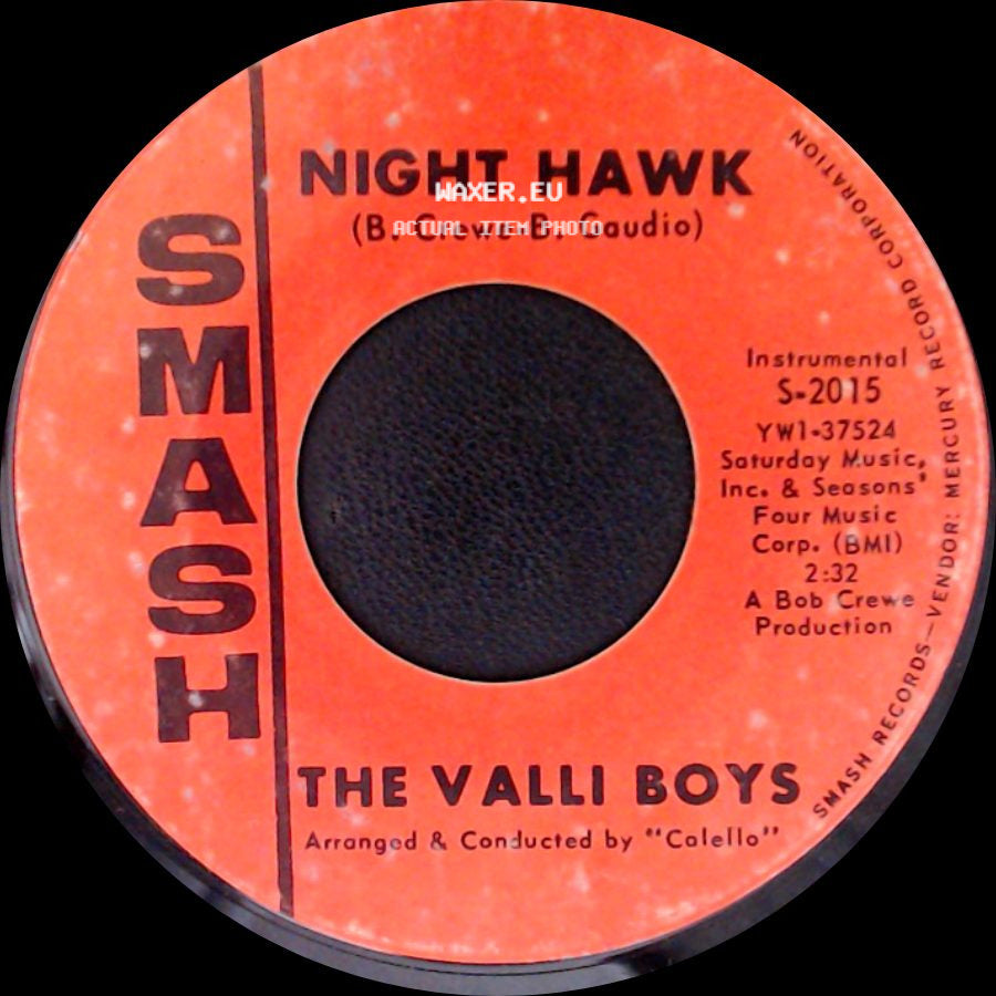 The Valli Boys / Frankie Valli - Night Hawk / (You're Gonna) Hurt Yourself side A