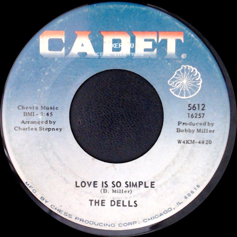 The Dells - Love Is So Simple / Stay In My Corner side A