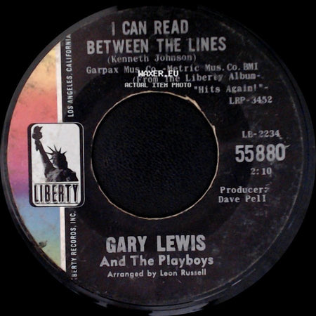Gary Lewis And The Playboys - I Can Read Between The Lines / Green Grass side A