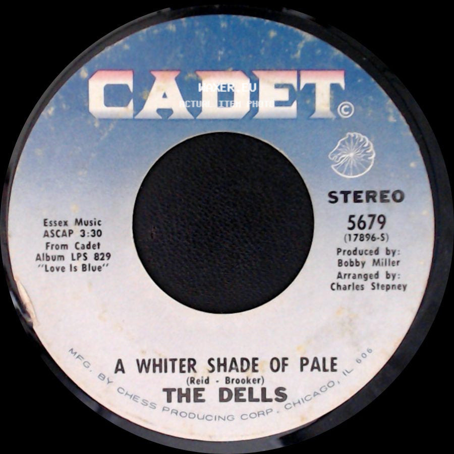 The Dells - The Glory Of Love / A Whiter Shade Of Pale side B