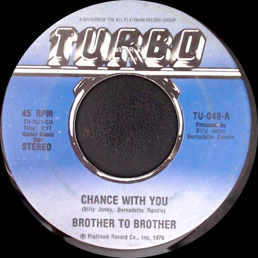 Joni - Brother To Brother / Chance With You side B