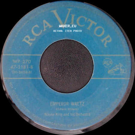 Wayne King And His Orchestra - Tales From The Vienna Woods / Emperor Waltz side B