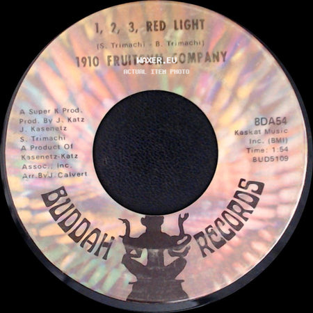 1910 Fruitgum Company - Sticky, Sticky / 1, 2, 3, Red Light side B