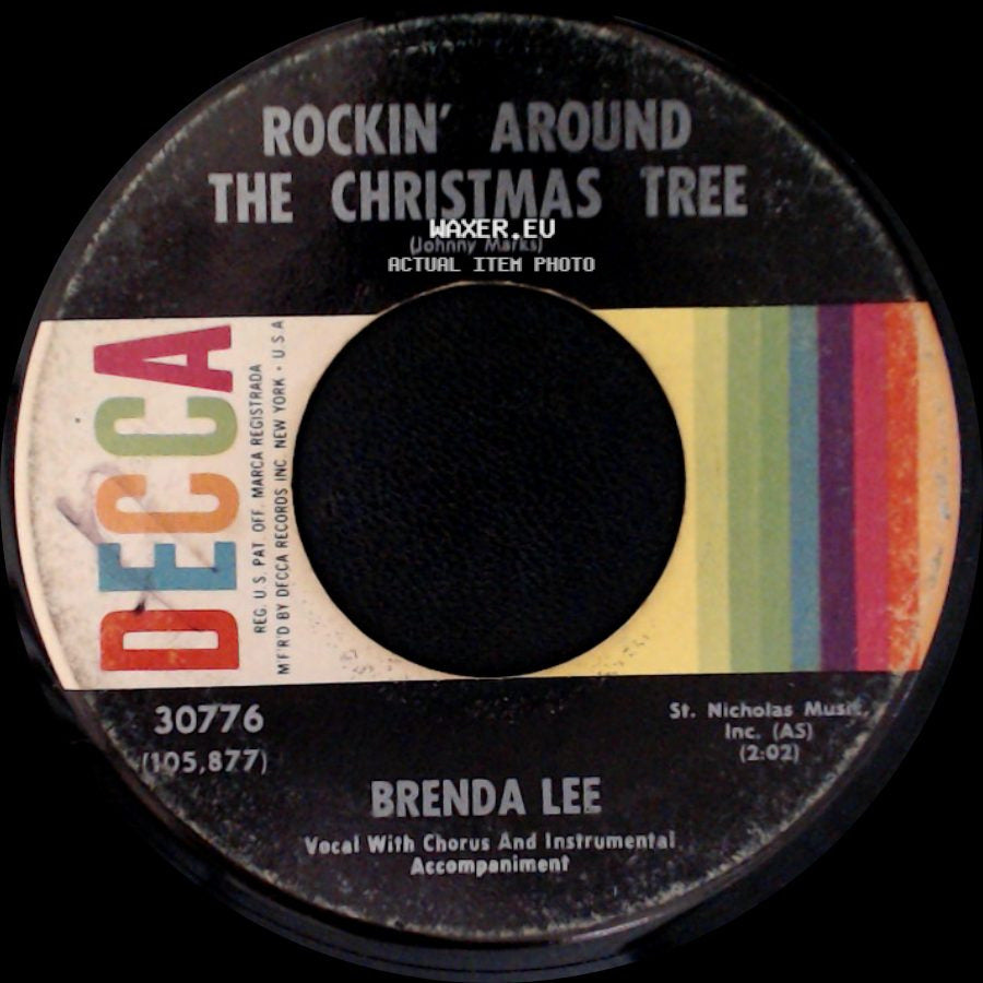 Brenda Lee - Rockin' Around The Christmas Tree / Papa Noel side A