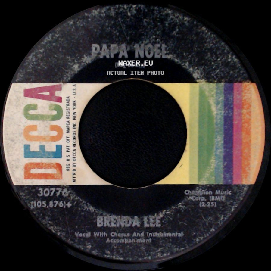 Brenda Lee - Papa Noel / Rockin' Around The Christmas Tree side A