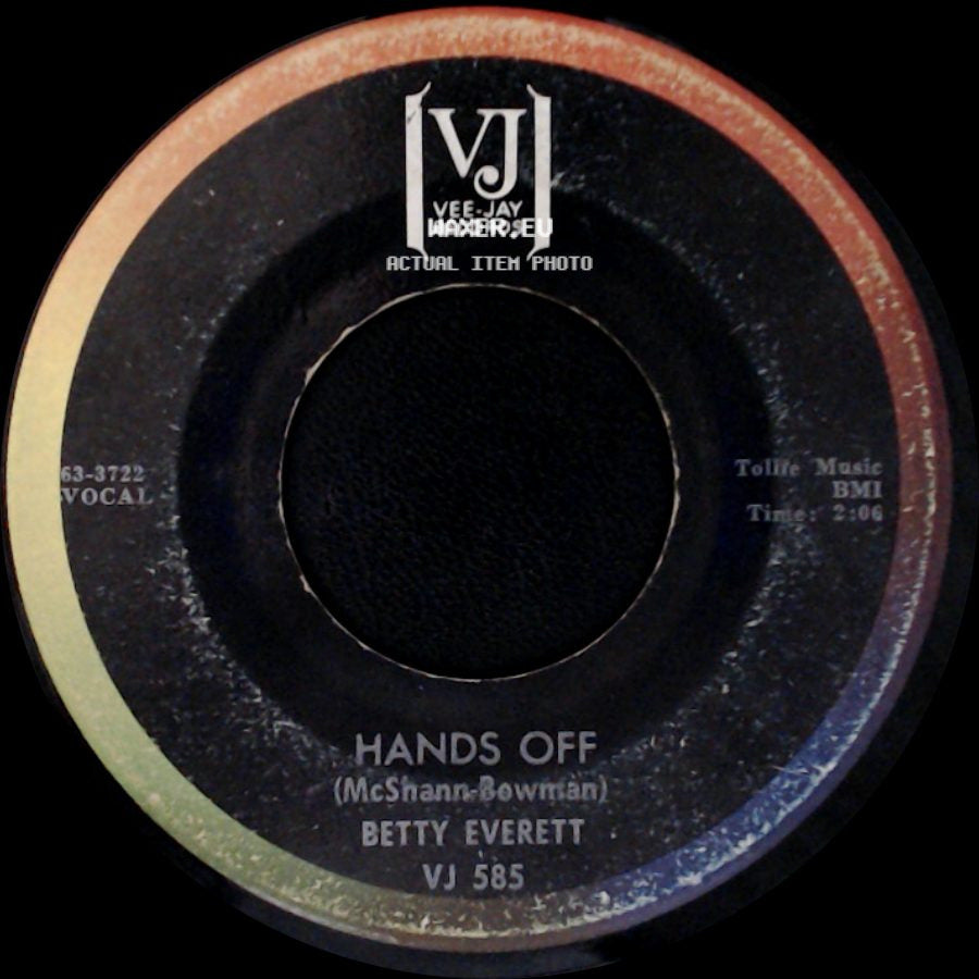 Betty Everett - Hands Off / The Shoop Shoop Song (It's In His Kiss) side A