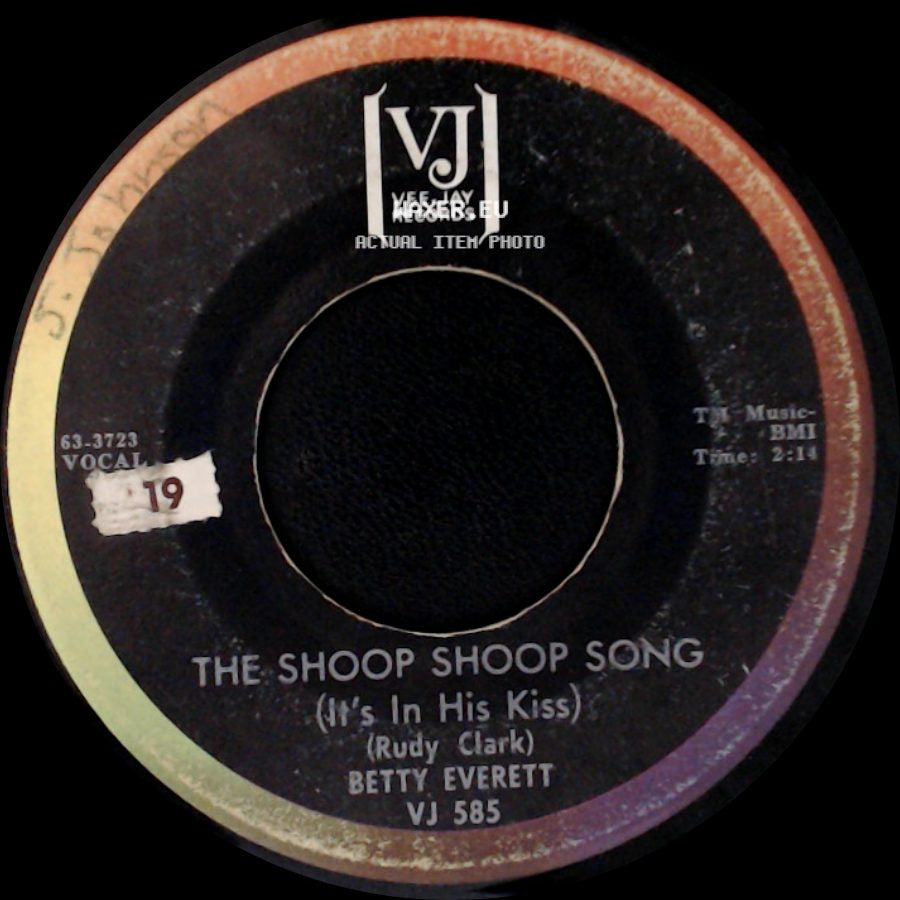Betty Everett - Hands Off / The Shoop Shoop Song (It's In His Kiss) side B