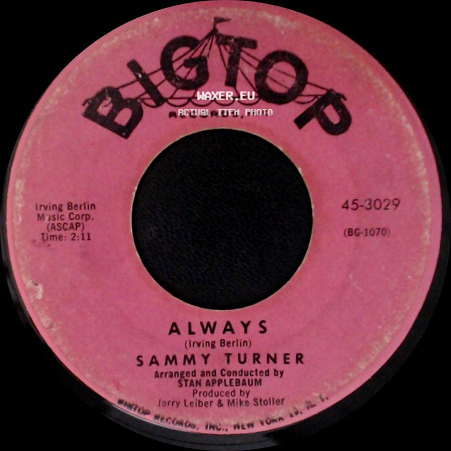 Sammy Turner - Symphony / Always side B