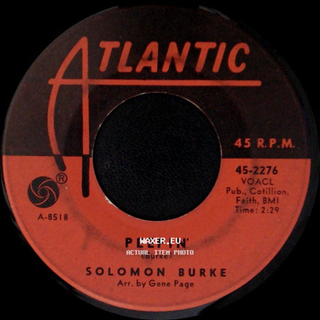 Solomon Burke - Peepin' / Got To Get You Off My Mind side A