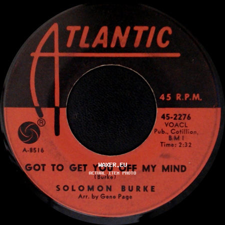 Solomon Burke - Peepin' / Got To Get You Off My Mind side B
