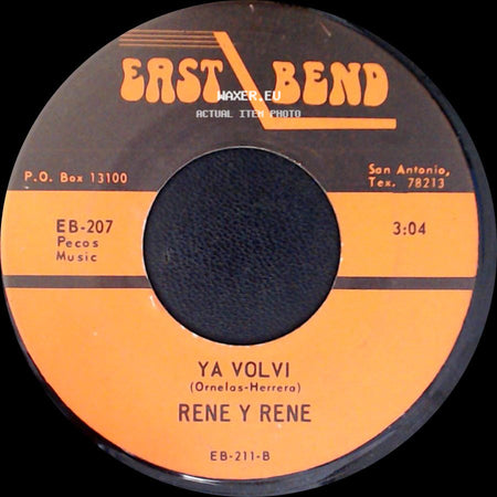 Rene Y Rene - Dices Que Me Dejas / Ya Volvi side B