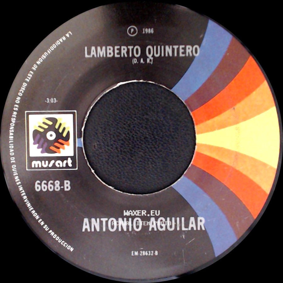 Antonio Aguilar - A Las Once De La Noche / Lamberto Quintero side B