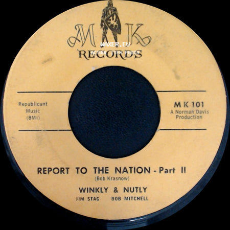 Winkly & Nutly - Report To The Nation - Part Ii / Report To The Nation - Part 1 side A