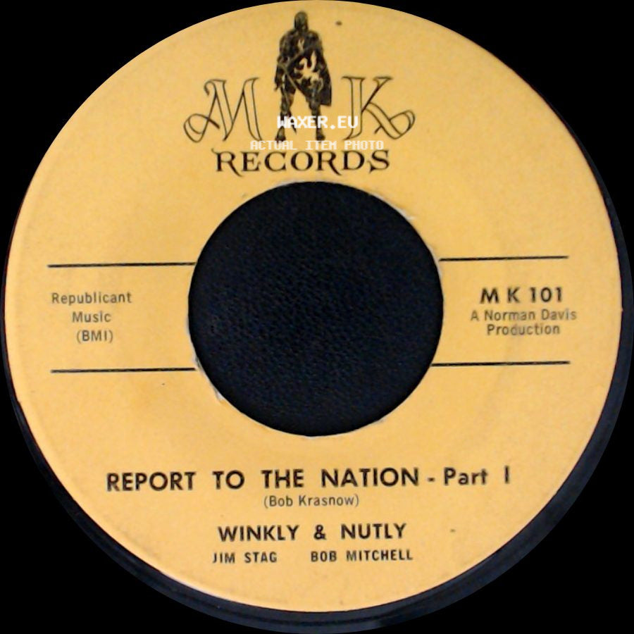 Winkly & Nutly - Report To The Nation - Part Ii / Report To The Nation - Part 1 side B