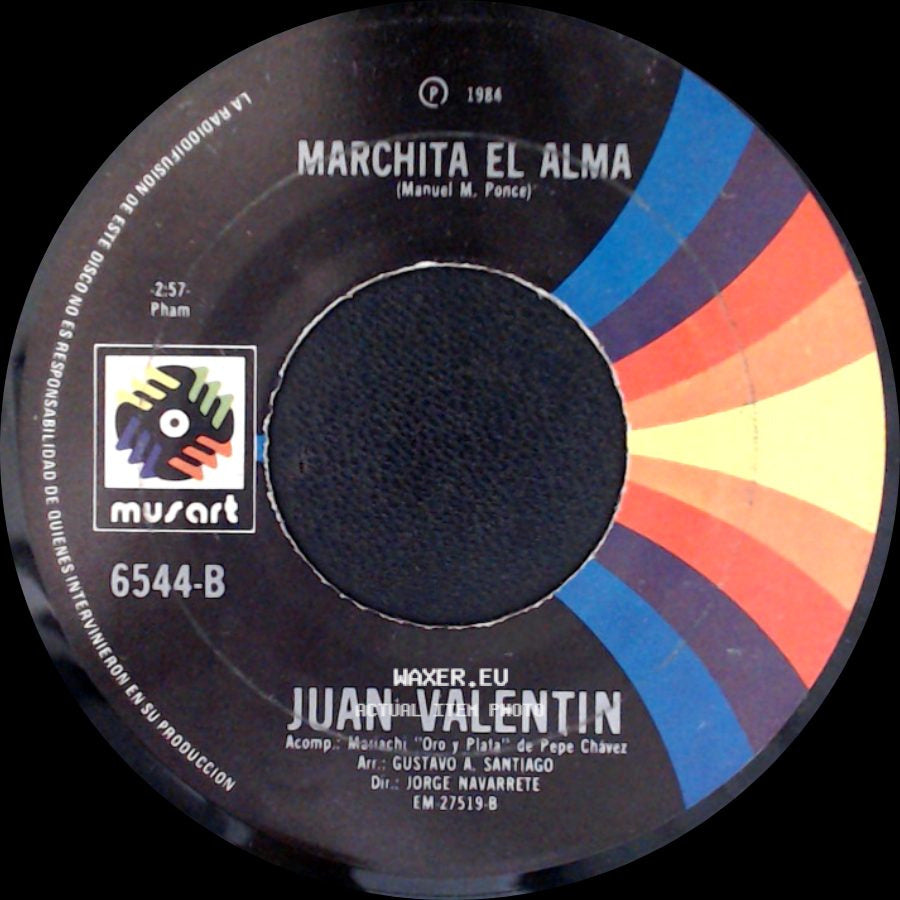 Juan Valentin - Marchita El Alma / Que Dificil side A