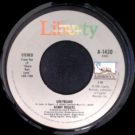 Kenny Rogers - Greybeard / Share Your Love With Me side A