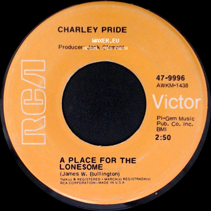 Charley Pride - A Place For The Lonesome / I'm Just Me side A