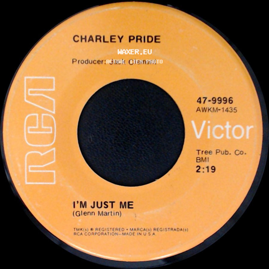 Charley Pride - A Place For The Lonesome / I'm Just Me side B