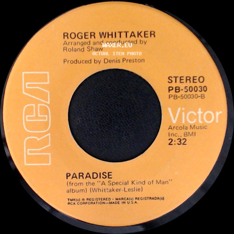 Roger Whittaker - Paradise / The Last Farewell side A