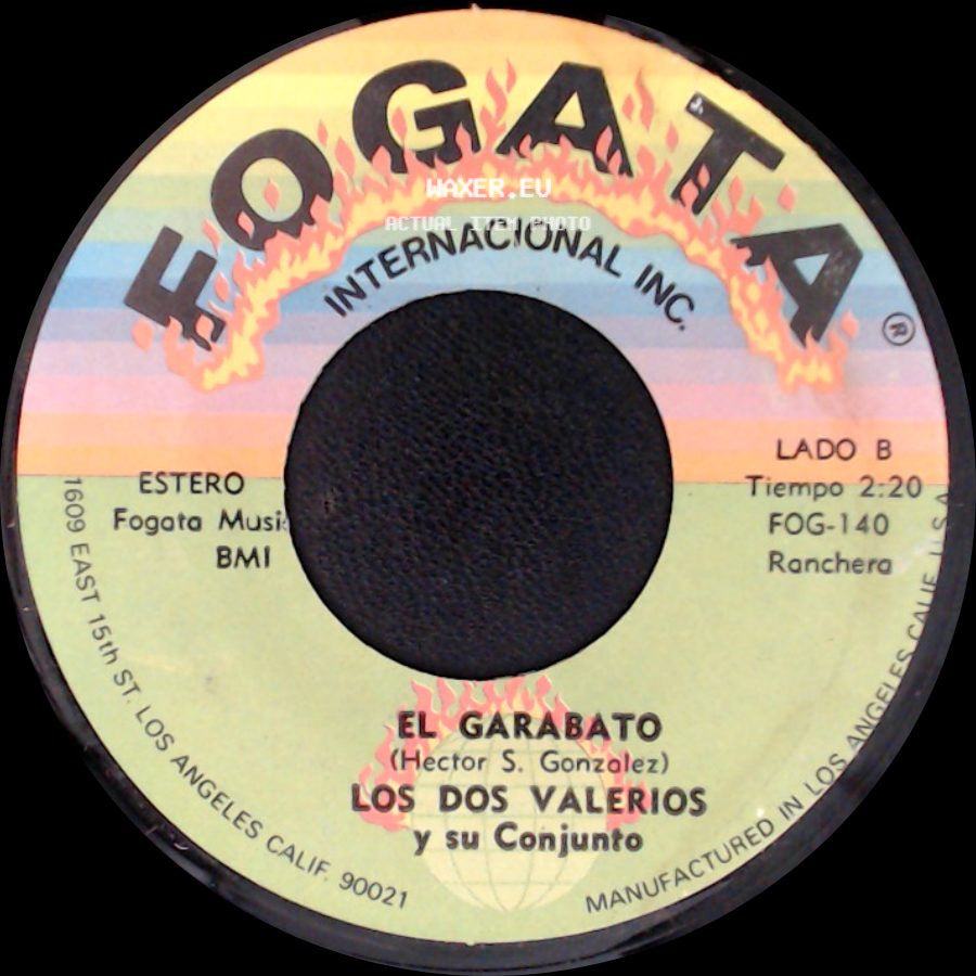 Los Dos Valerios Y Su Conjunto - Amada Mia / El Garabato side B