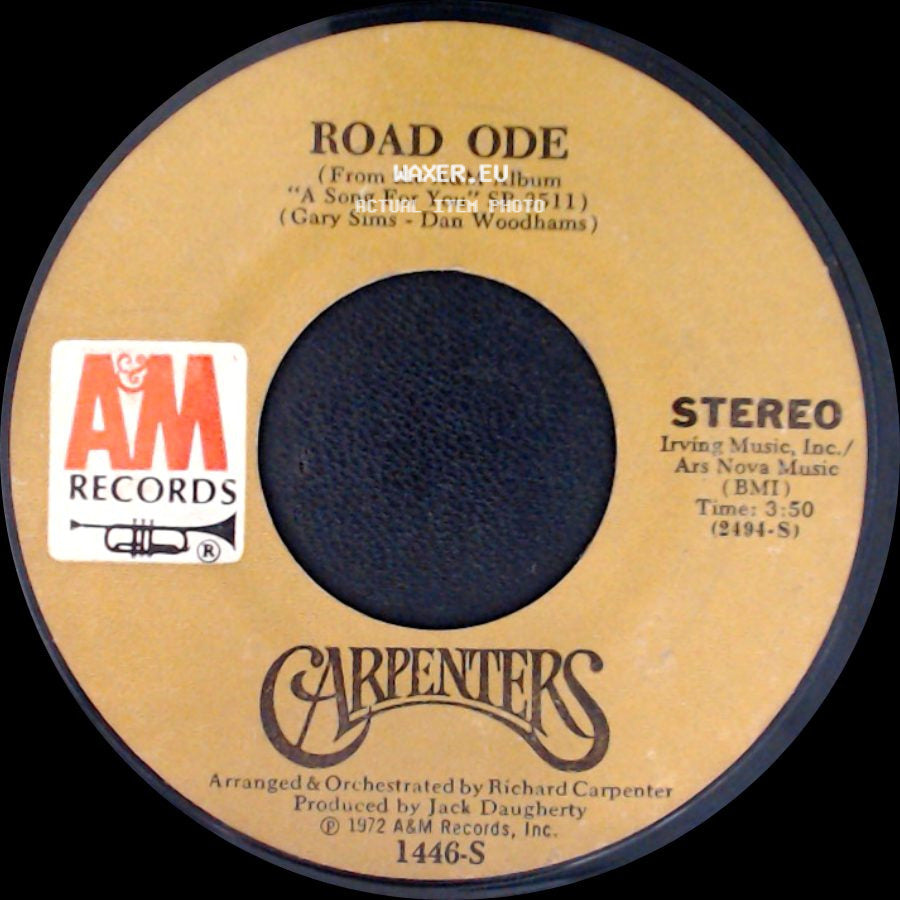 Carpenters - Yesterday Once More / Road Ode side B