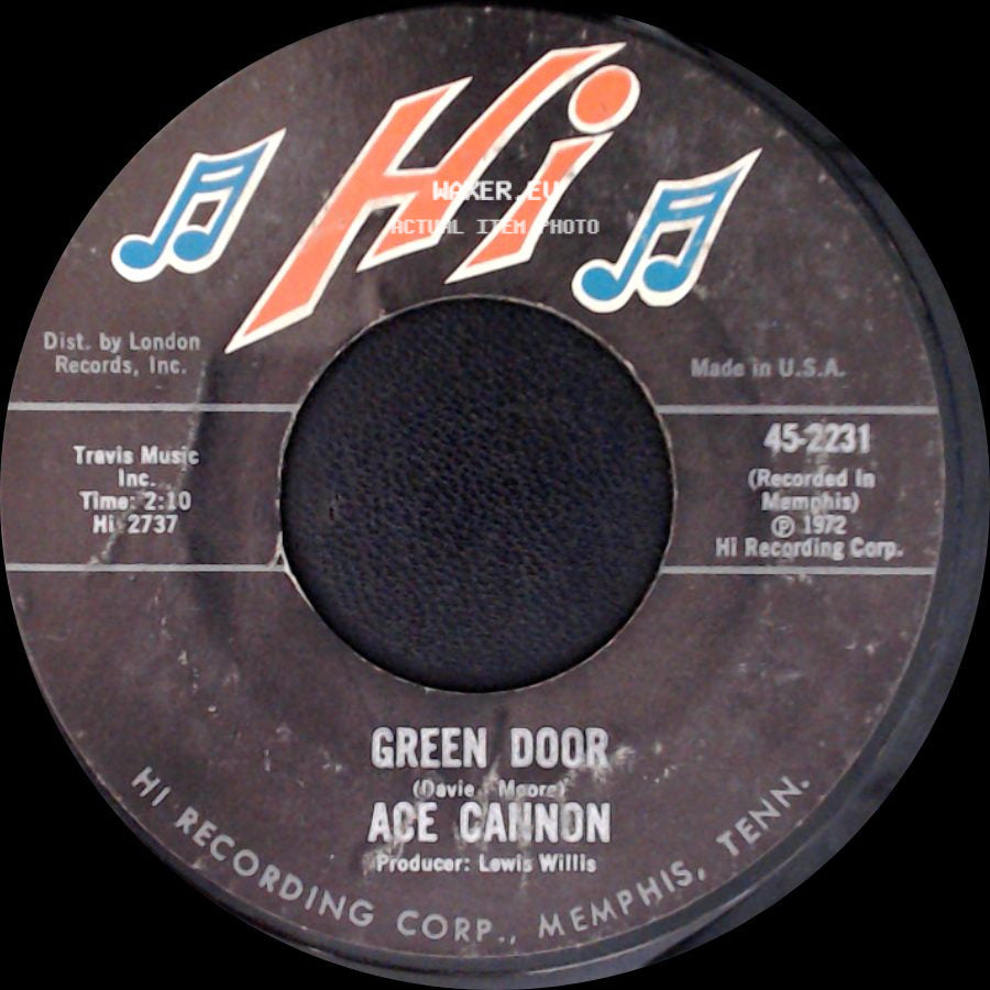 Ace Cannon - Tuffer Than Tuff / Green Door side B