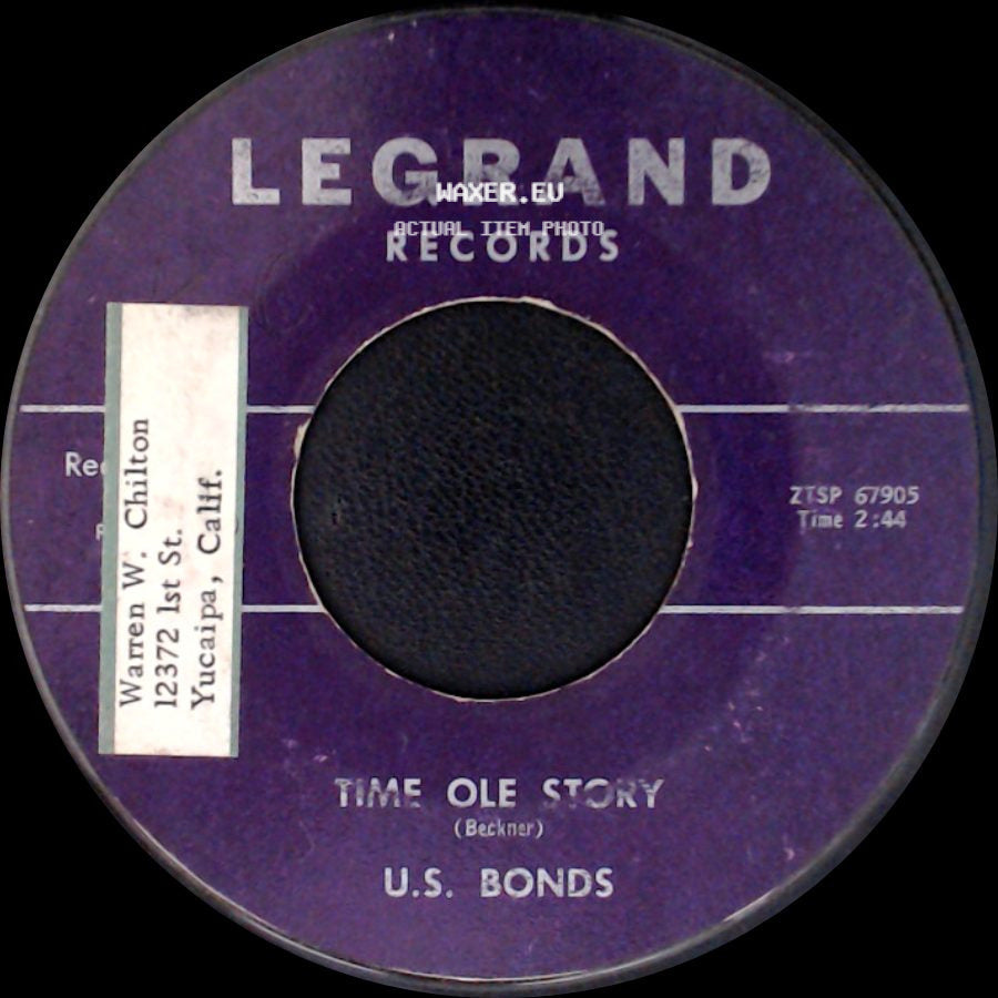 U.S. Bonds - Time Ole Story / Quarter To Three side A