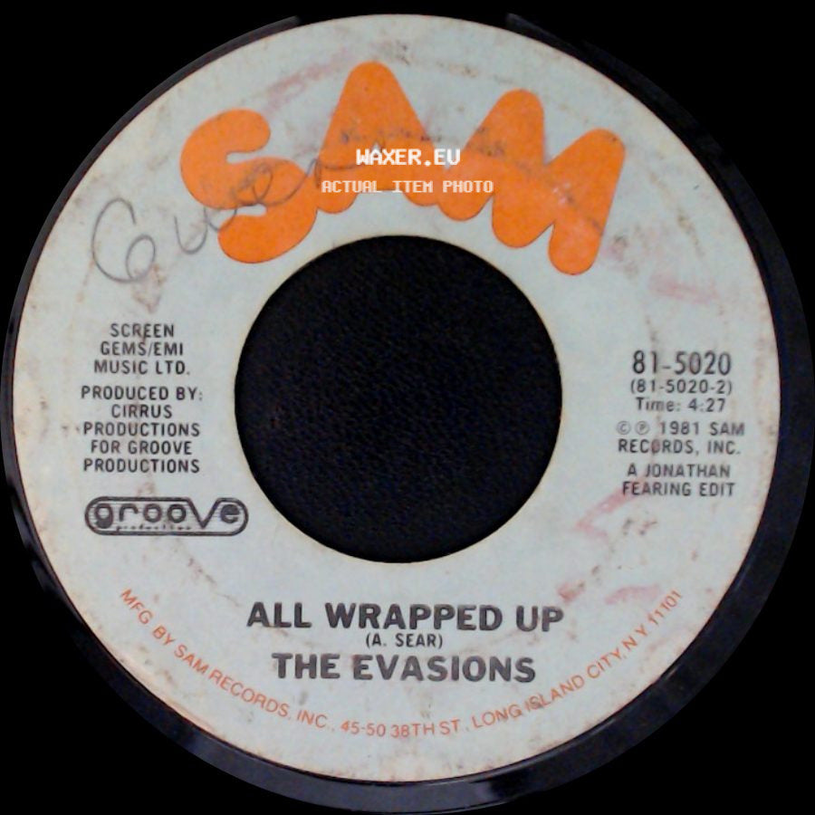 The Evasions - All Wrapped Up / Wikka Wrap side A