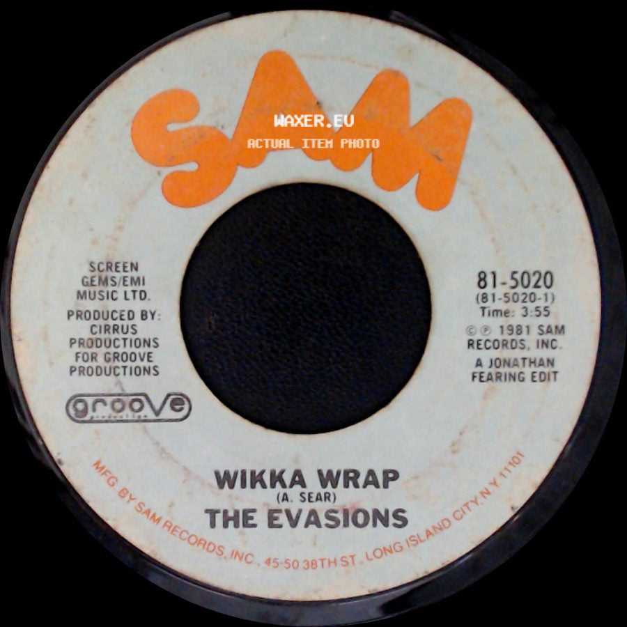 The Evasions - All Wrapped Up / Wikka Wrap side B