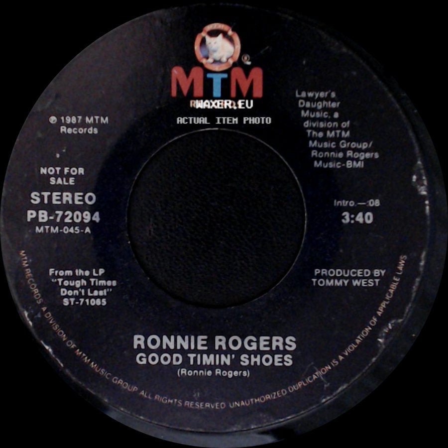 Ronnie Rogers - Good Timin' Shoes / Good Timin' Shoes side B