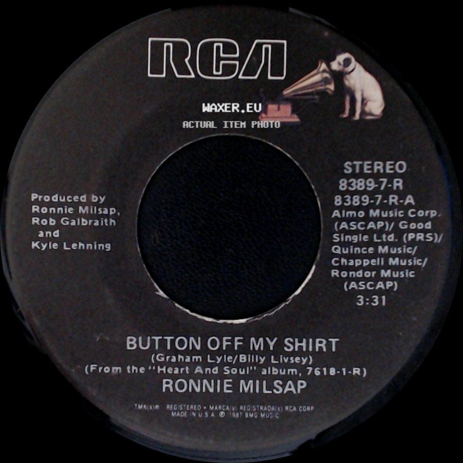 Ronnie Milsap - One Night / Button Off My Shirt side B
