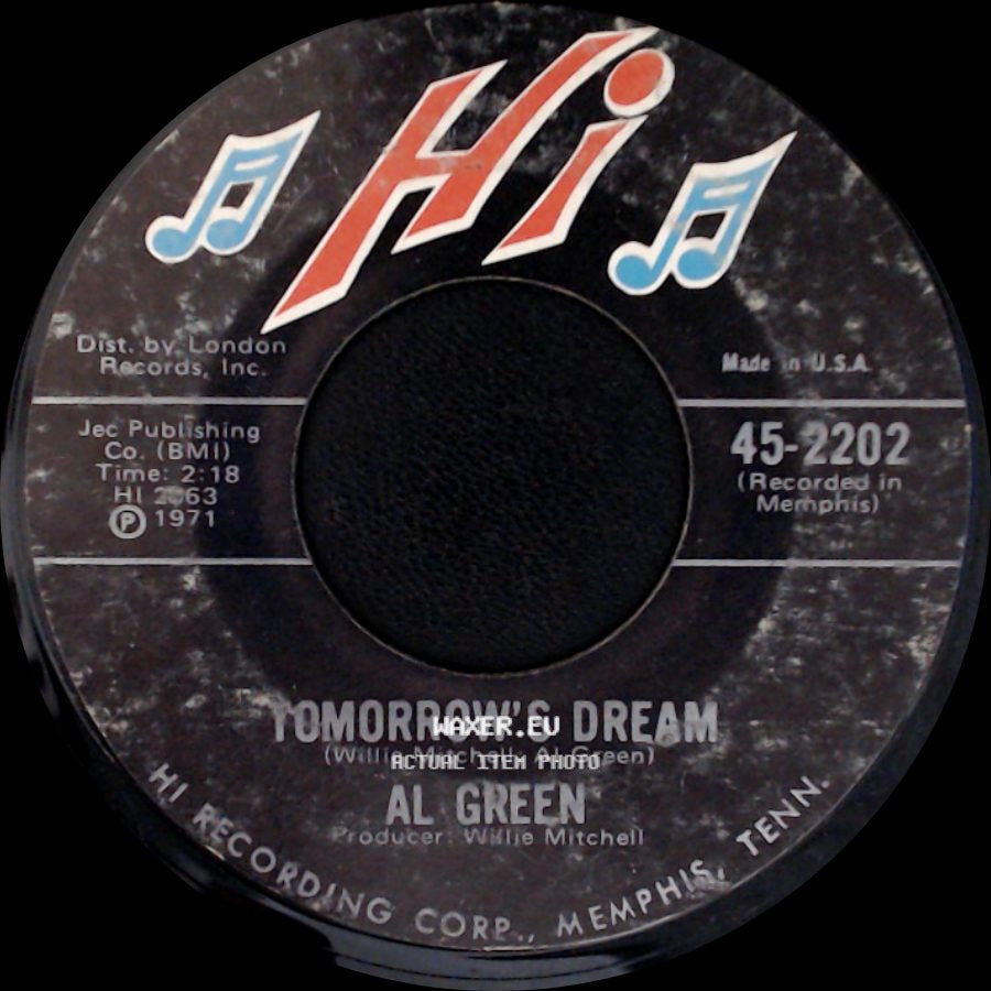 Al Green - Let's Stay Together / Tomorrow's Dream side B